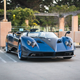 The Pagani Zonda HP sitting alone at the end of Car Week